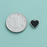 Davis 925 Sterling Silver Heart Charm Pendant for Women Kids