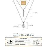 925 Silver Star Moon CZ Choker Necklace