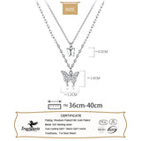 925 Silver Star Moon CZ Choker Necklace