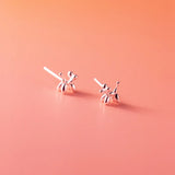 925 Silver Balloon Dog Stud Earrings For Women Girls