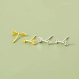TrustDavis 925 Silver Arrow CZ Stud Earring Wedding Jewelry