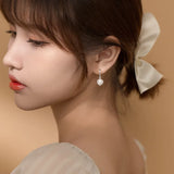Baroque Pearl Hoop Earring 925 Sterling Silver Wedding Jewelry Gift