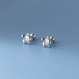 925 Sterling Silver Sea Turtles Stud Earrings For Women