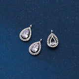 TrustDavis 925 Sterling Silver Necklace Pendant for Women with Zircon