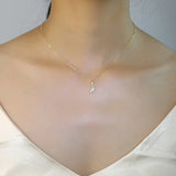 925 Silver Elves Angel Zircon Star Pendant Necklace