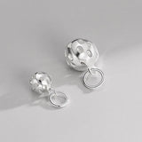Davis 925 Sterling Silver Circular Pendant DIY Necklace Bracelet Jewelry