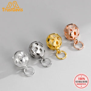 Davis 925 Sterling Silver Circular Pendant DIY Necklace Bracelet Jewelry