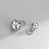 Davis 925 Sterling Silver Circular Pendant DIY Necklace Bracelet Jewelry
