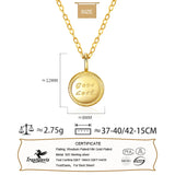 Davis 925 Silver 14K Goodluck Necklace for Women Fine Jewelry Gift