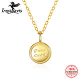 Davis 925 Silver 14K Goodluck Necklace for Women Fine Jewelry Gift