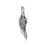 TrustDavis 925 Silver Angel Wings Charm Pendant DIY Jewelry