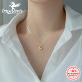 TrustDavis 925 Sterling Silver Dog Necklace Wedding Jewelry