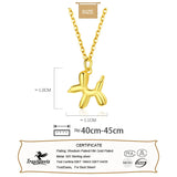 TrustDavis 925 Sterling Silver Dog Necklace Wedding Jewelry