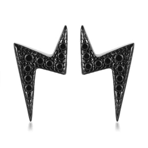 Davis 925 Silver Lightning Stud Earrings for Teen Girls, Daughter's Gift
