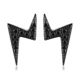 Davis 925 Silver Lightning Stud Earrings for Teen Girls, Daughter's Gift