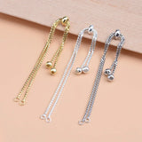 TrustDavis 925 Sterling Silver Box Chain Bracelet Fine Jewelry HY054