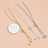 TrustDavis 925 Sterling Silver Box Chain Bracelet Fine Jewelry HY054