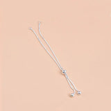 TrustDavis 925 Sterling Silver Box Chain Bracelet Fine Jewelry HY054