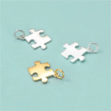 TrustDavis 925 Silver Puzzle Charm Pendant DIY Jewelry HY429