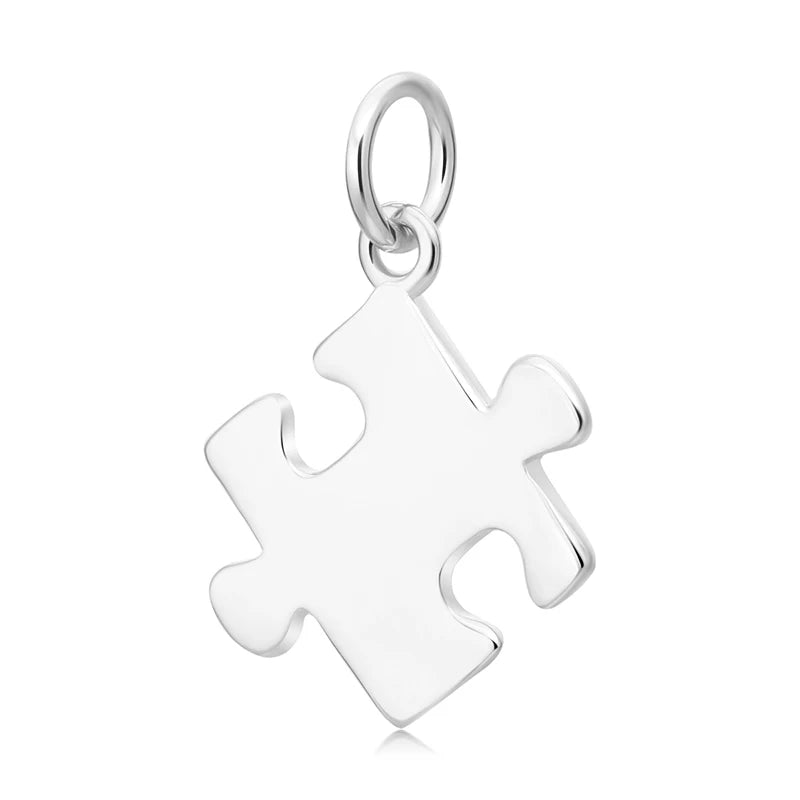 TrustDavis 925 Silver Puzzle Charm Pendant DIY Jewelry HY429