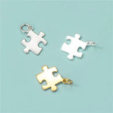 TrustDavis 925 Silver Puzzle Charm Pendant DIY Jewelry HY429