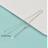 TrustDavis Sterling Silver Cross Chain Necklace DIY Jewelry HY186