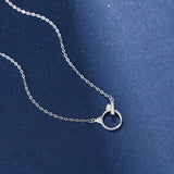 TrustDavis 925 Silver Cats Chain Necklace Women Lady Fine Jewelry Gift LB104