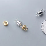 TrustDavis 925 Sterling Silver Magnet Bracelet Necklace DIY Accessories