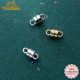 TrustDavis 925 Sterling Silver Magnet Bracelet Necklace DIY Accessories