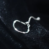 TrustDavis 925 Sterling Silver Chain Ring for Women Wedding Party