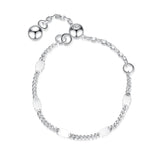 TrustDavis 925 Sterling Silver Chain Ring for Women Wedding Party