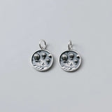 Real 925 Sterling Silver Hot Air Balloon Charm Pendant