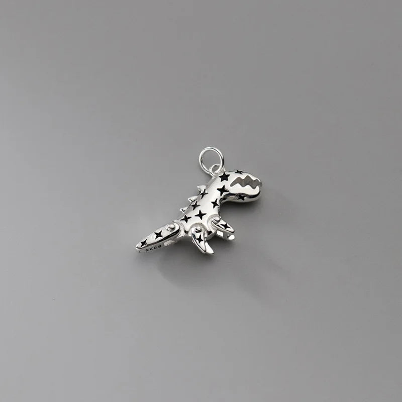 Davis 925 Sterling Silver Dinosaurs Pendant DIY Necklace Bracelet