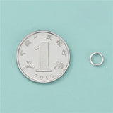 TrustDavis Real 925 Silver Double Ring DIY Jewelry