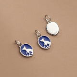 TrustDavis 925 Silver Cat Pendant DIY Necklace Fine Jewelry