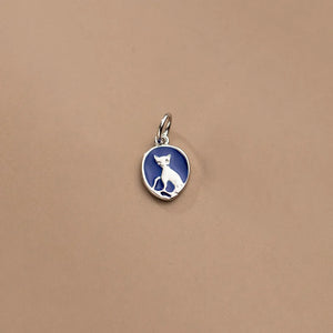 TrustDavis 925 Silver Cat Pendant DIY Necklace Fine Jewelry