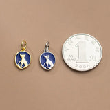 TrustDavis 925 Silver Cat Pendant DIY Necklace Fine Jewelry