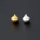 TrustDavis 925 Silver Bell Charm Pendant DIY Jewelry DZ80