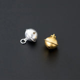 TrustDavis 925 Silver Bell Charm Pendant DIY Jewelry DZ80