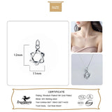 TrustDavis 925 Sterling Silver Hexagram Star Pendant DIY Necklace Accessories