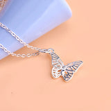 TrustDavis 925 Sterling Silver Butterfly Charm Pendant DIY Fine Jewelry