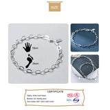 Davis 925 Sterling Silver Chain Anklet for Women