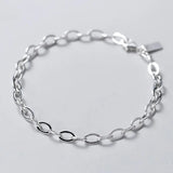 Davis 925 Sterling Silver Chain Anklet for Women