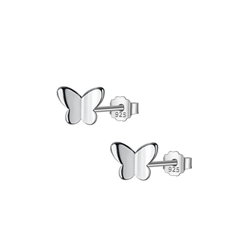 Davis Butterfly CZ Stud Earring 925 Silver Women Fine Jewelry DA2152