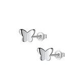 Davis Butterfly CZ Stud Earring 925 Silver Women Fine Jewelry DA2152