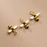 TrustDavis 925 Sterling Silver Bees Charm Pendant DIY Jewelry