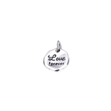 TrustDavis 925 Sterling Silver Round Charm Pendant DIY Accessories