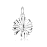 TrustDavis 925 Silver Daisy Flower Charm Pendant DIY Jewelry HY427