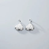 TrustDavis 925 Silver Mermaid Tail CZ Charm Pendant Fine Jewelry