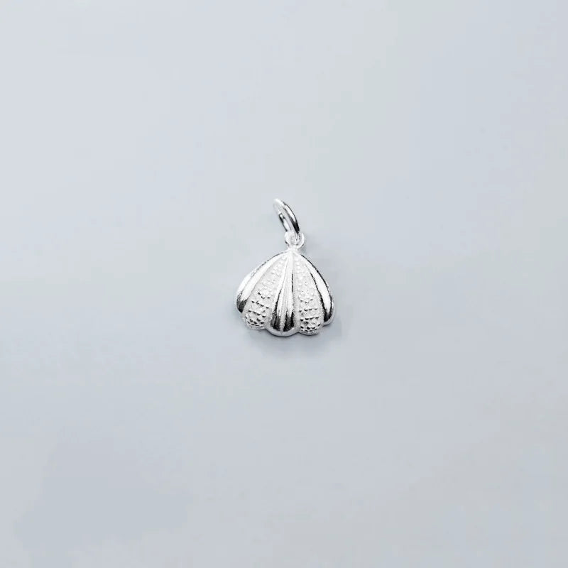 TrustDavis 925 Silver Mermaid Tail CZ Charm Pendant Fine Jewelry